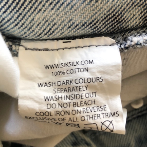 SikSilk  Distressed Skinny Jeans SzSM NWTS - Picture 16 of 16